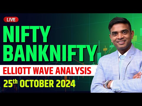 Live Nifty & Bank Nifty Analysis for Tomorrow | Elliott Wave Theory | Chartkingz