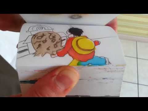 Luffy vs gaara flipbook by etoilec1