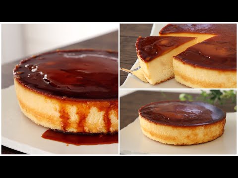 超スフレチーズプリンケーキの作り方 How to make souffle cheese pudding cake