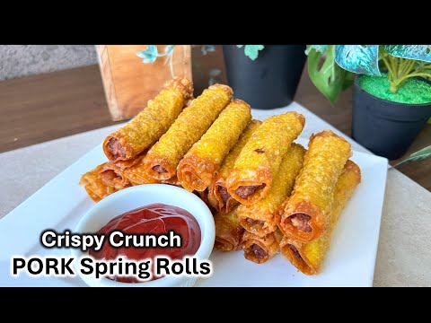 Deliciously Crispy Pork Spring Rolls Recipe | Simple And Tasty!