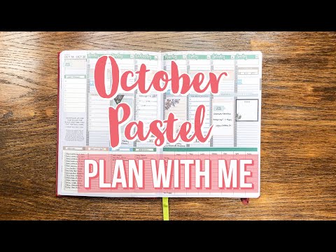 Fall Pastel Weekly Passion Planner | Plan With Me