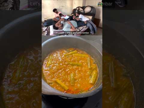 சிம்ப்புளா முருங்கக்கா சாம்பார் வெச்சாச்சு😅 #shorts #vjsiddhuvlogs #sambar #sambarrecipe #puratasi