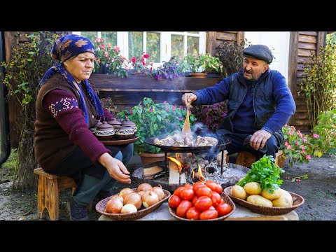 🍲 Village Style Beef Stew in Sadj Pan: A Rustic Recipe 🔥🥘