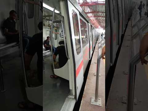 Yellow Line🟡 Red Line🔴 Kashmiri Gate Delhi #delhimetrostation #metro #kashmirigate #delhimetrotrain