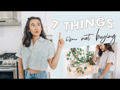 7 Things I'm Not Buying in 2021 + How I Reduce Impulse Shopping | *notion template*