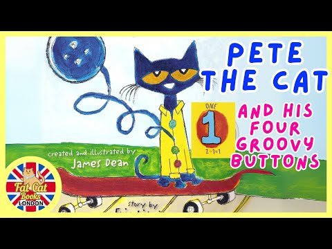 Pete the cat and his four groovy buttons, Time, Colours, Numbers#readaloud #bedtimestories#kidsvideo