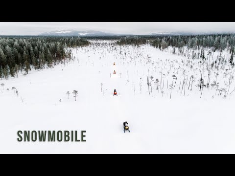 Snowmobile adventure in Finnish Lapland - trailer