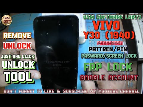 How to FRP bypass Vivo Y30|How to Hard Reset Vivo Y30 1940 by Unlock Tool|Vivo Y30  Google Account