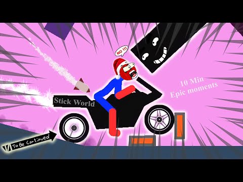 10 Min Best falls | Stickman Dismounting funny and epic moments | Like a boss compilation #732