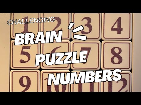 MAGNETIC NUMBER PUZZLE #brainpuzzle