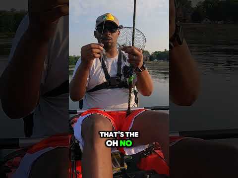 Hate it when this happens!  #beginnerfishing #bassfishing #kayakbassfishing  #shorts