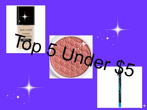 Top 5 Under $5 | Drugstore Makeup