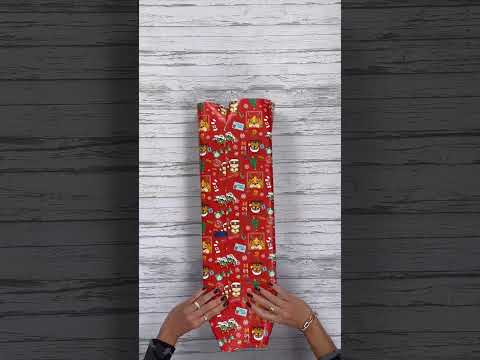 how to gift wrap and open the gift easily #wrappingpresents #giftwrapping #wrappinghack #asmr