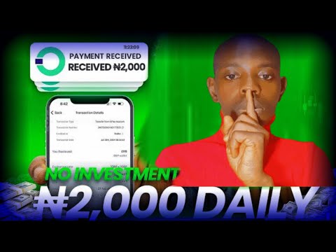 New App That Paid ₦2,500 Daily (Best Way To Earn Money Make Money As A Student)