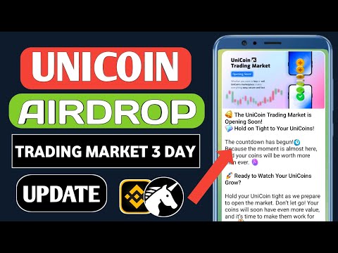 UniCoin Airdrop Big Update 🦄| UniCoin Trading Market is Opening 3 Days 💎| USDT0 Withdraw 🎯