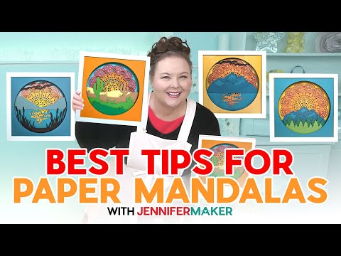 Best Tips For Paper Mandalas: Easier Cutting, Adhesives, & Assembly!