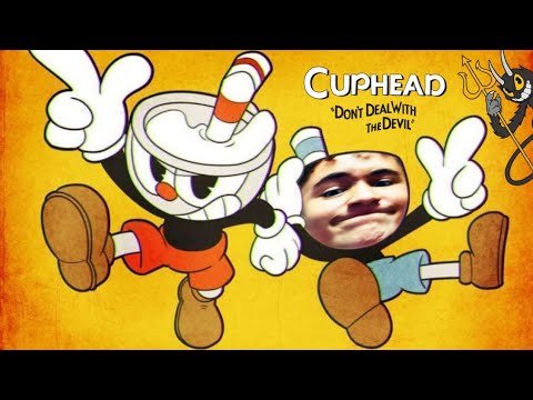 CUPHEAD ATÉ ZERAR + DLC COM 3 IDIOTAS FALANDO MERDA!