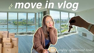 MOVING INTO MY NEW APARTMENT | setting up my new place & getting adjusted, furniture shopping ep 2 ♡