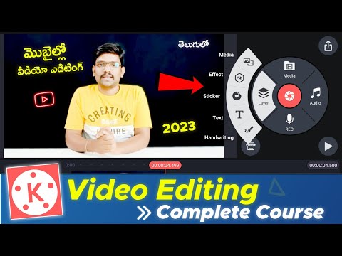 KineMaster Video Editing in Telugu || Youtube Video Editing in Mobile 2024