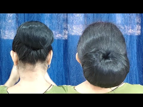 Letest Easy & Simple Juda Hairstyle For Long Hair ♥️ Quick Hairstyles With Donut Bun 🤩 Letest Bun