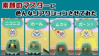 【あつ森】小ネタ検証！「素顔のマスター」に色んなリアクションをさせるとどうなるのか？【あつまれ どうぶつの森】@レウンGameTV