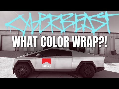 What COLOR WRAP on Tesla CyberBeast?!