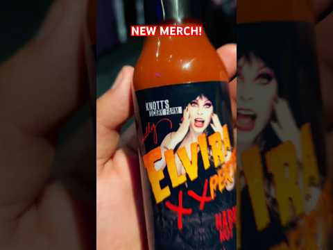 NEW Elvira merch at Knott’s Scary Farm #knottsberryfarm #elvira #knotts #halloween