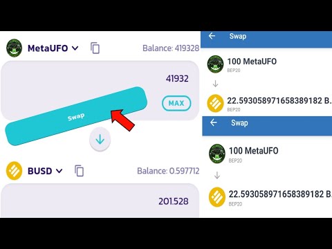 MetaUfo unlimited sell on pancakeswap | How to sell metaufo | #MetaUfo withdraw | Meta Ufo swap busd