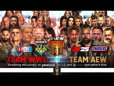 WWE x AEW Forbidden Door 2024 - Dream Match Card [v2]