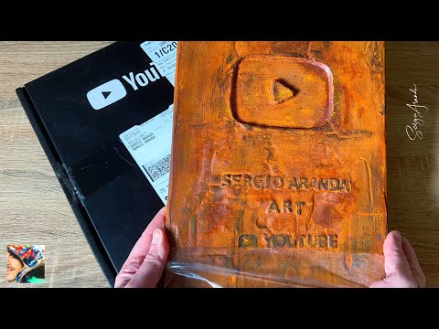 YouTube just sent me something totally unexpected...the RUSTIEST play button you have ever seen!