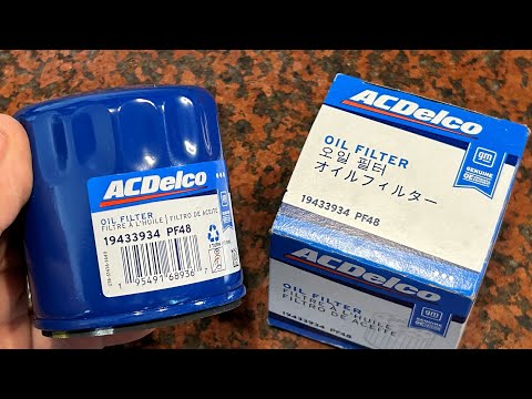 Get the Real Stuff! GM OEM Oil Filter PF48