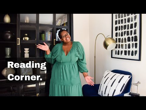 OUR COZY READING CORNER | READING CORNER REVEAL