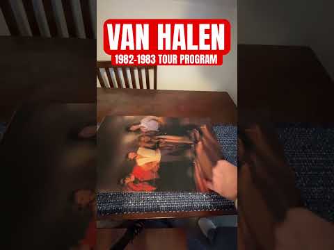 @VanHalen @TheRothShow #tourbook #80smusic #concert #vanhalen #tourmerch #tourprogram