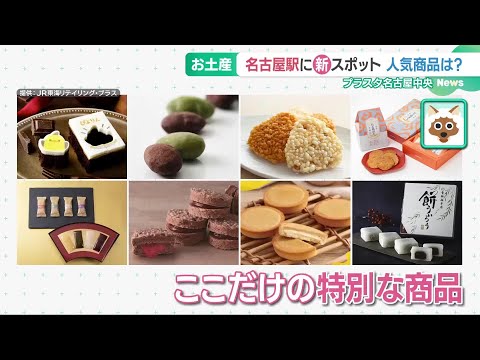 名駅に約280種類のお土産が並ぶ新スポット「プラスタ名古屋中央」人気商品は？ここだけの特別な商品も (24/12/18 16:07)