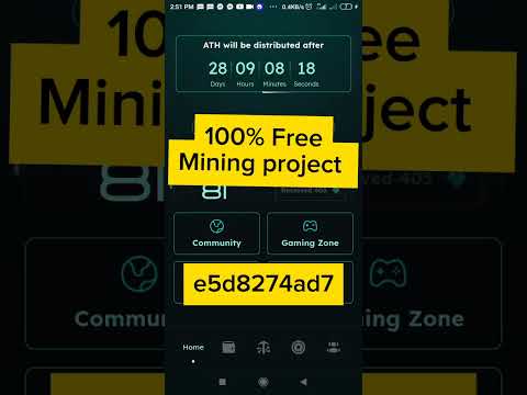 ATHENE MINING APP REFERRAL CODE (e5d8274ad7) । BEST FREE MINING APP । BEST FREE EARNING APP #athene