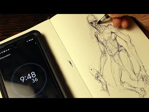 Character Speed Drawing: From Concept to Completion in 10 Minutes