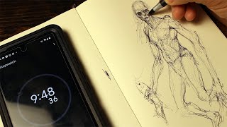 Character Speed Drawing: From Concept to Completion in 10 Minutes