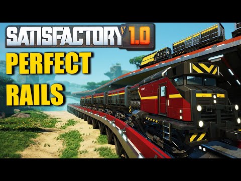 Building an EPIC Rail Network in Satisfactory 1.0 Lets Play Ep.05