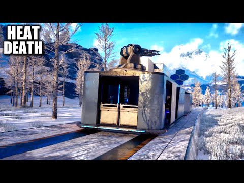 Big Upgrades! Day 5 In This Survival Sci-Fi Crafting Building Game | Heat Death Survival Train