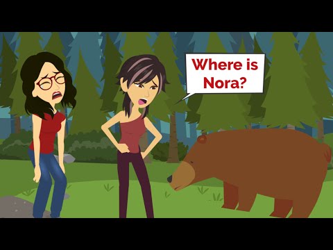 Nora is lost! Easy English story | English conversation practice | No Aliens