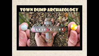 Town Dump Antiques - Bottle Digging - Chrysler Fluid Drive Car - Glass Marbles - Toys - Archaeology