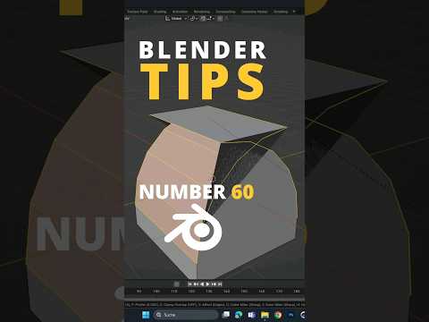 Blender Tip 60 Stop Overlapping ✔️ #blender #blender3d #blendertutorial #tutorial