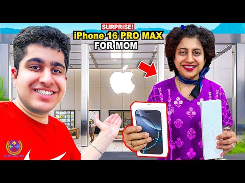 i GIFTED MOM a brand NEW iPhone 16 Pro Max !! 🎁😍