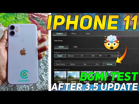 IPHONE 11 BGMI TEST AFTER 3.5 UPDATE | HEATING AND BATTERY 🤡