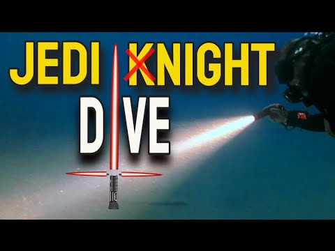 Light Saber Scuba Night Dive with Orca Torch D710