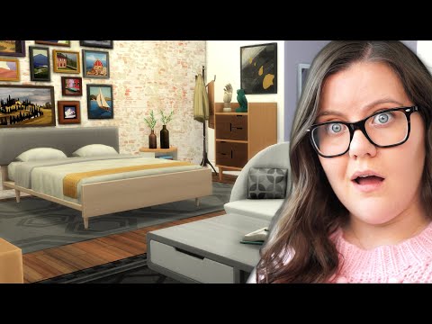 Let's Decorate a BOUGIE Studio Apartment in The Sims 4 💵🪑 #SpeedBuild