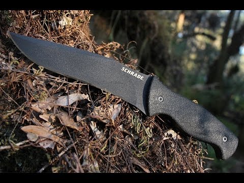 NEW! Schrade SCHF18 Fixed Blade Drop Point Knife - Best Fixed Blade Knife