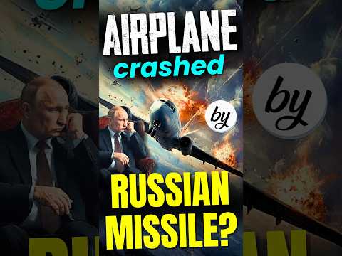 Russian Missile hit Azerbaijan Airlines Plane? #azerbaijan #russia #ukraine #war