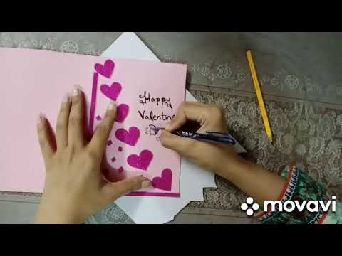 Happy Valentines Day Card/how to make