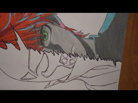 hibiki sakurama sped drawing part1 (from Go Go Loser ranger)